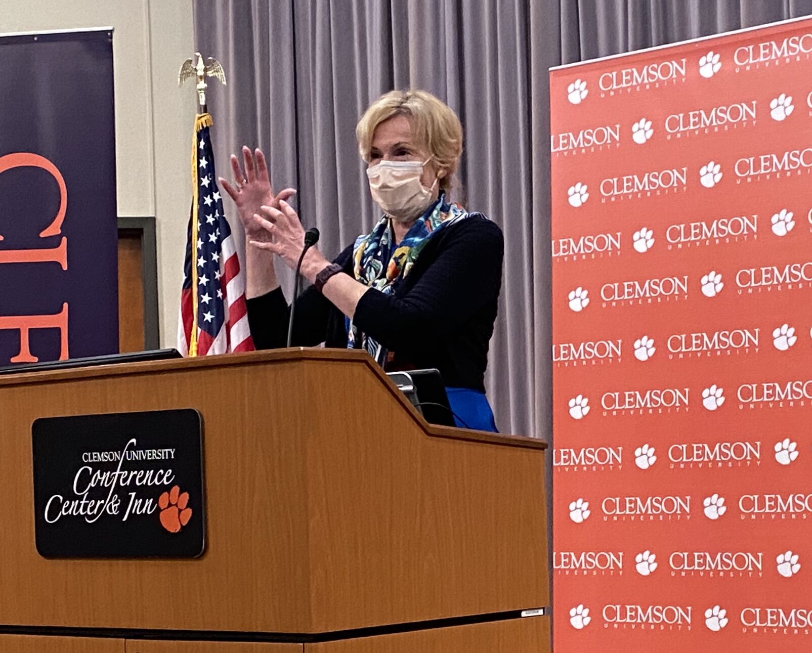 Birx at Clemson